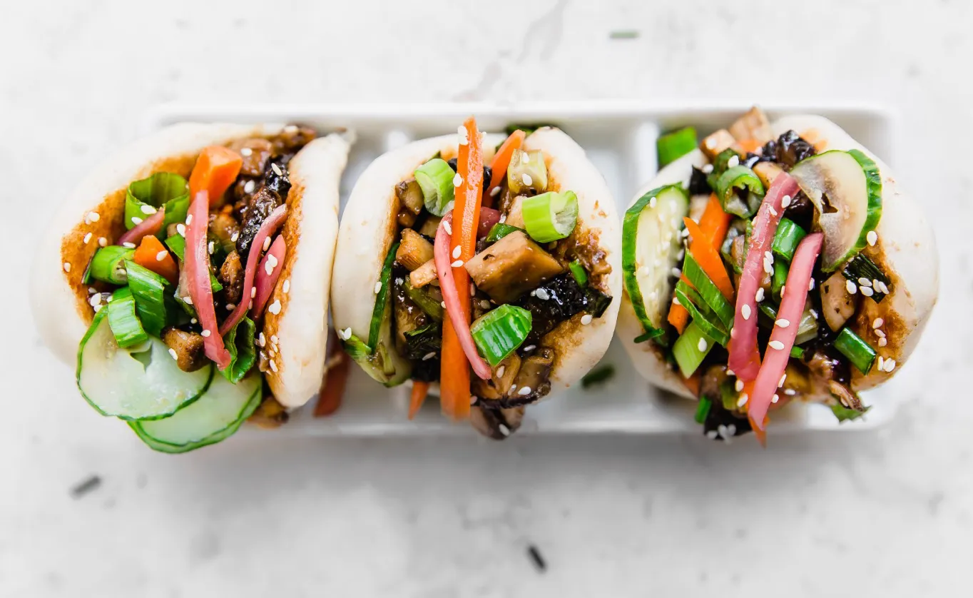 Bao buns fra asiatisk foodtruck