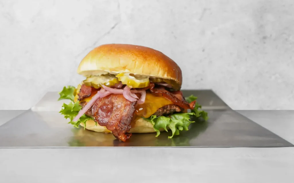 Burger fra burger-foodtruck