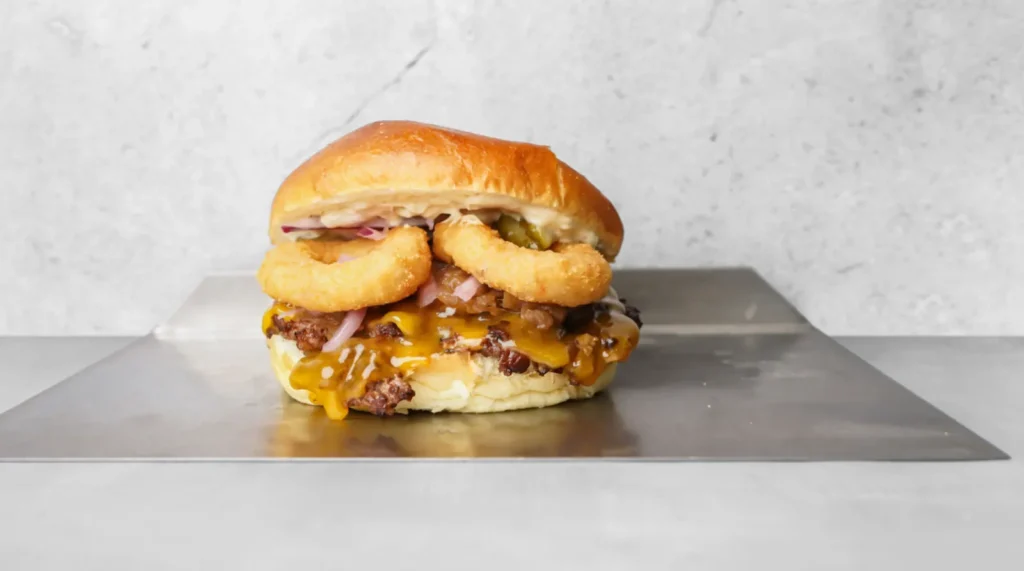 Burger fra burger-foodtruck