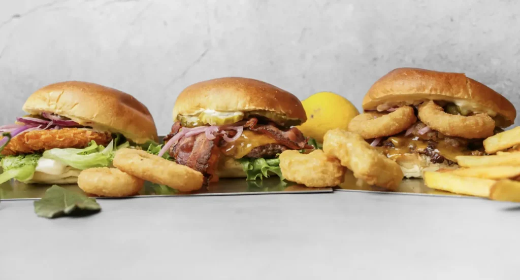Burger fra burger-foodtruck