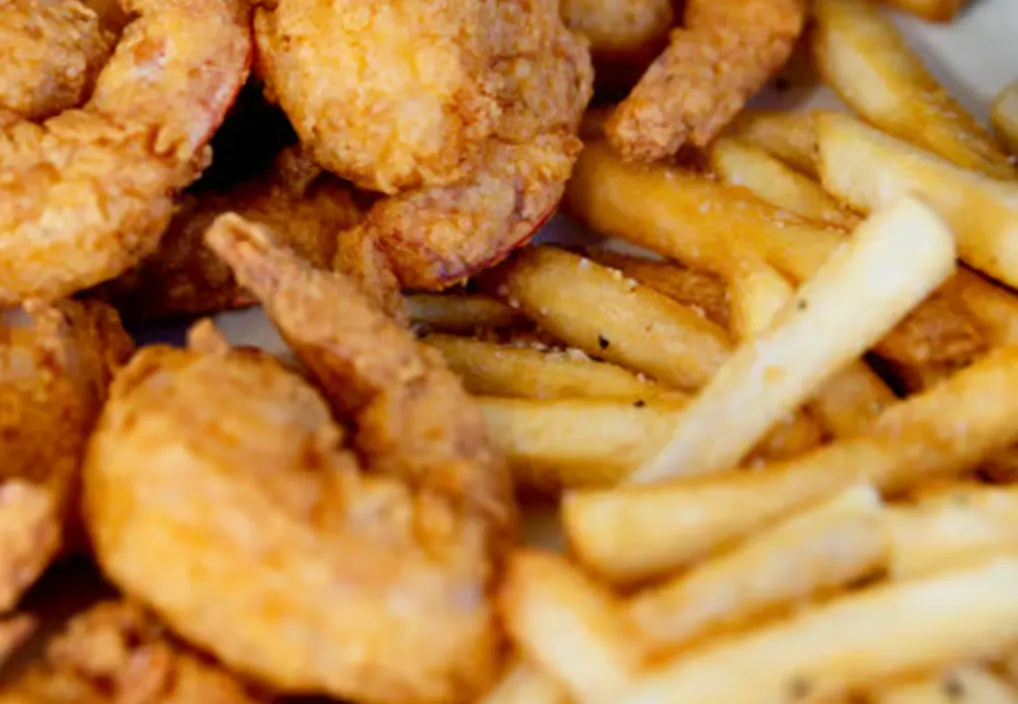 Fish and chips fra foodtruck