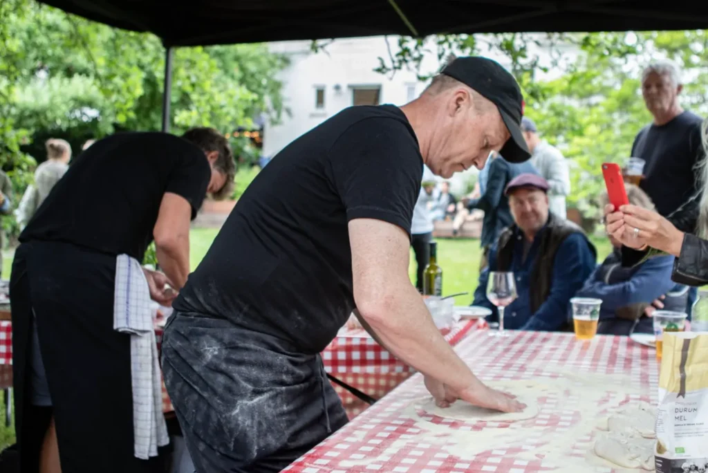 Pizza fra pizza-foodtruck